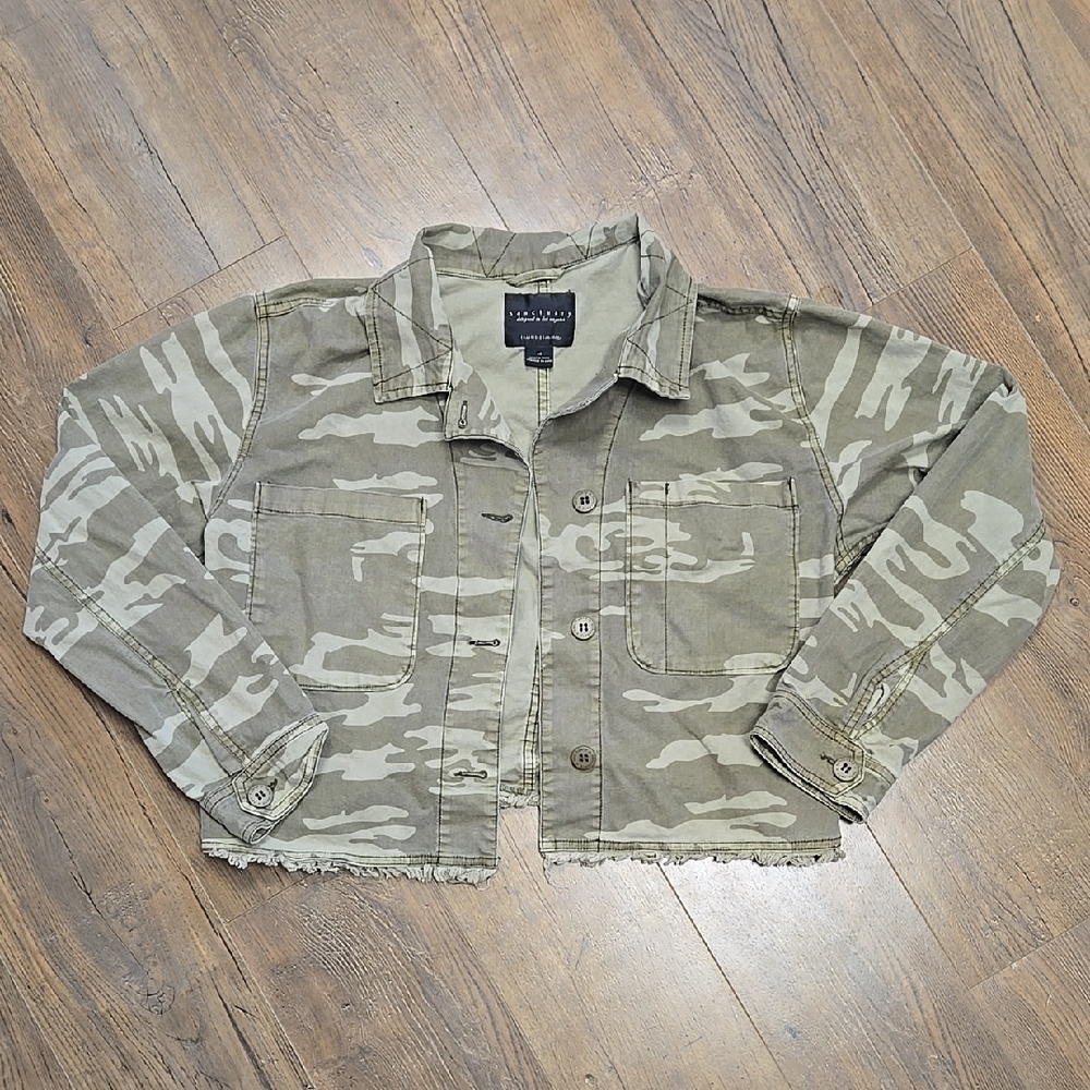 Sanctuary Camouflage Cropped Jacket